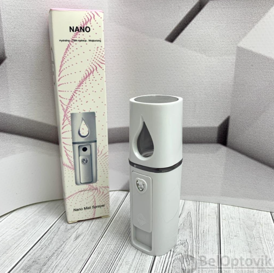 Портативный мини увлажнитель для лица Nano Mist Sprayer / карманный увлажнитель с зеркальцем, USB