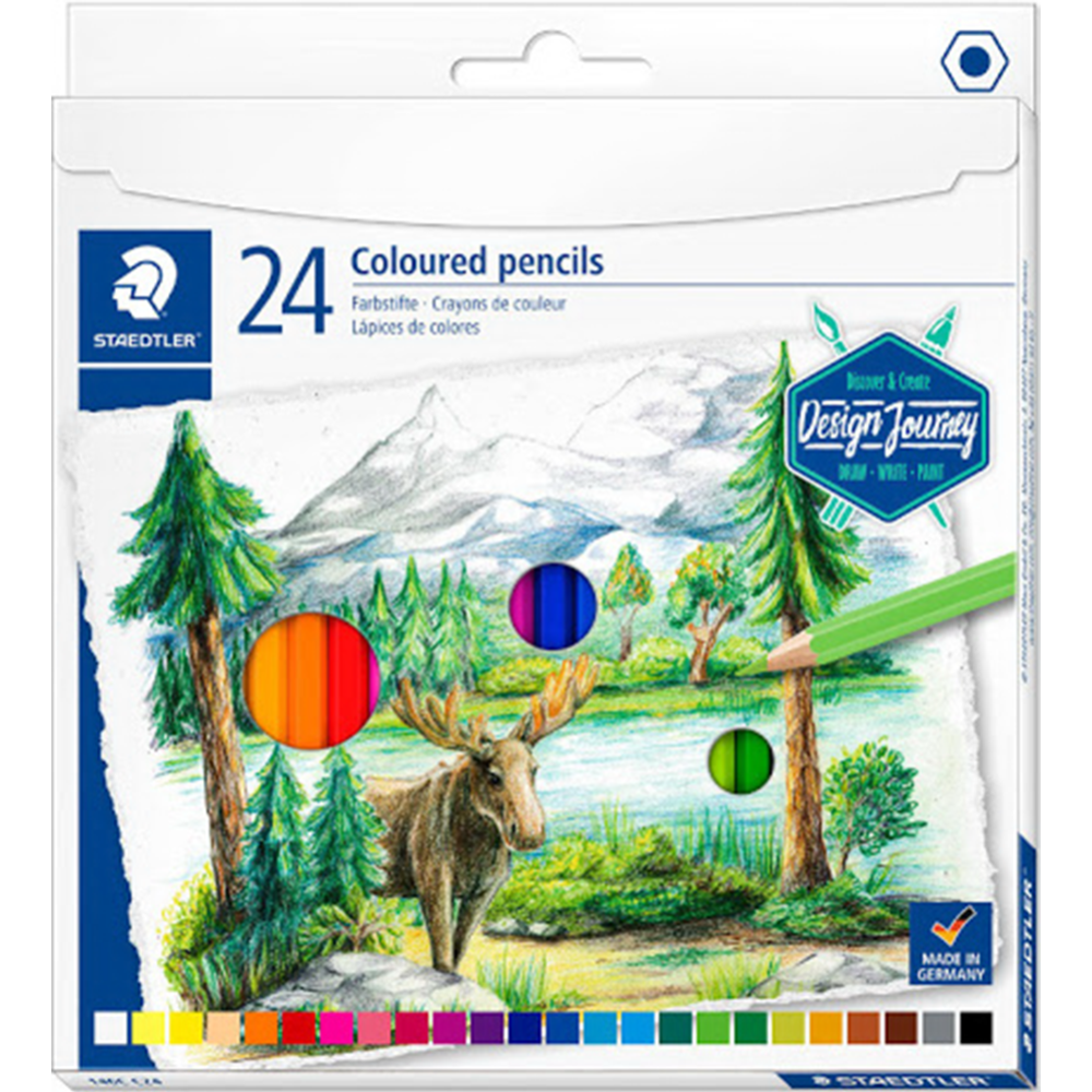 Набор цветных карандашей «Staedtler» Design Journey, 146C-C24, 24 цвета