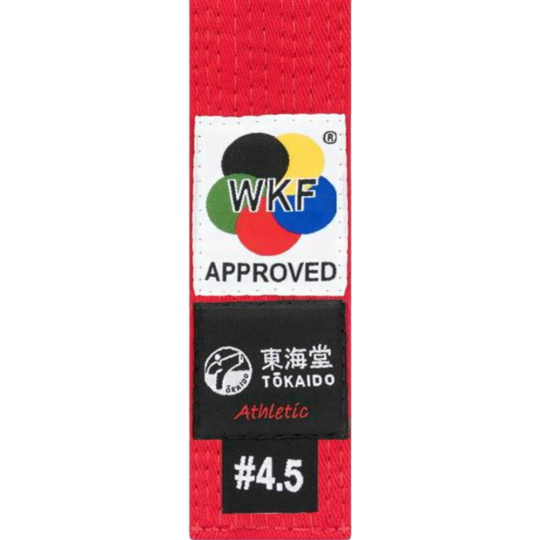 Пояс для кимоно «Tokaido» Belt, красный, размер 2.5/245, RGB-4011-WKF/GTR