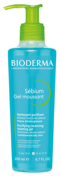 Bioderma Laboratoire Dermatologique Себиум очищающий гель 200 мл