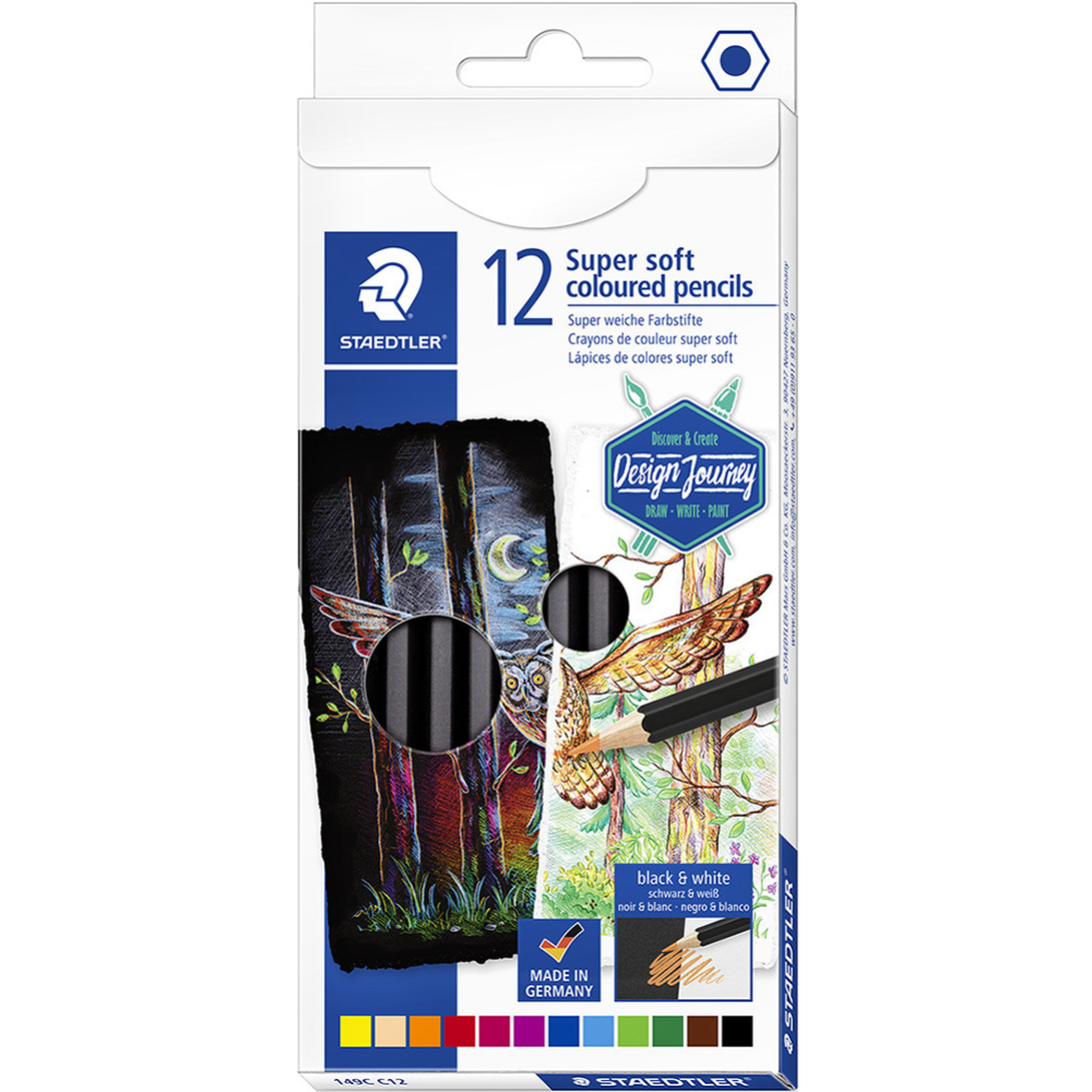 Набор цветных карандашей «Staedtler» Design Journey, 149C-C12, 12 цветов