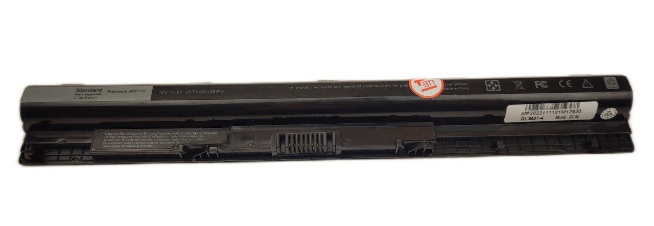 Аккумулятор (батарея) для ноутбука Dell Inspiron 14 3458 (P60G) (M5Y1K) 14.8V 2600mAh