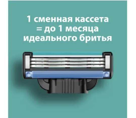 Набор сменных кассет Gillette Mach3 (4шт)