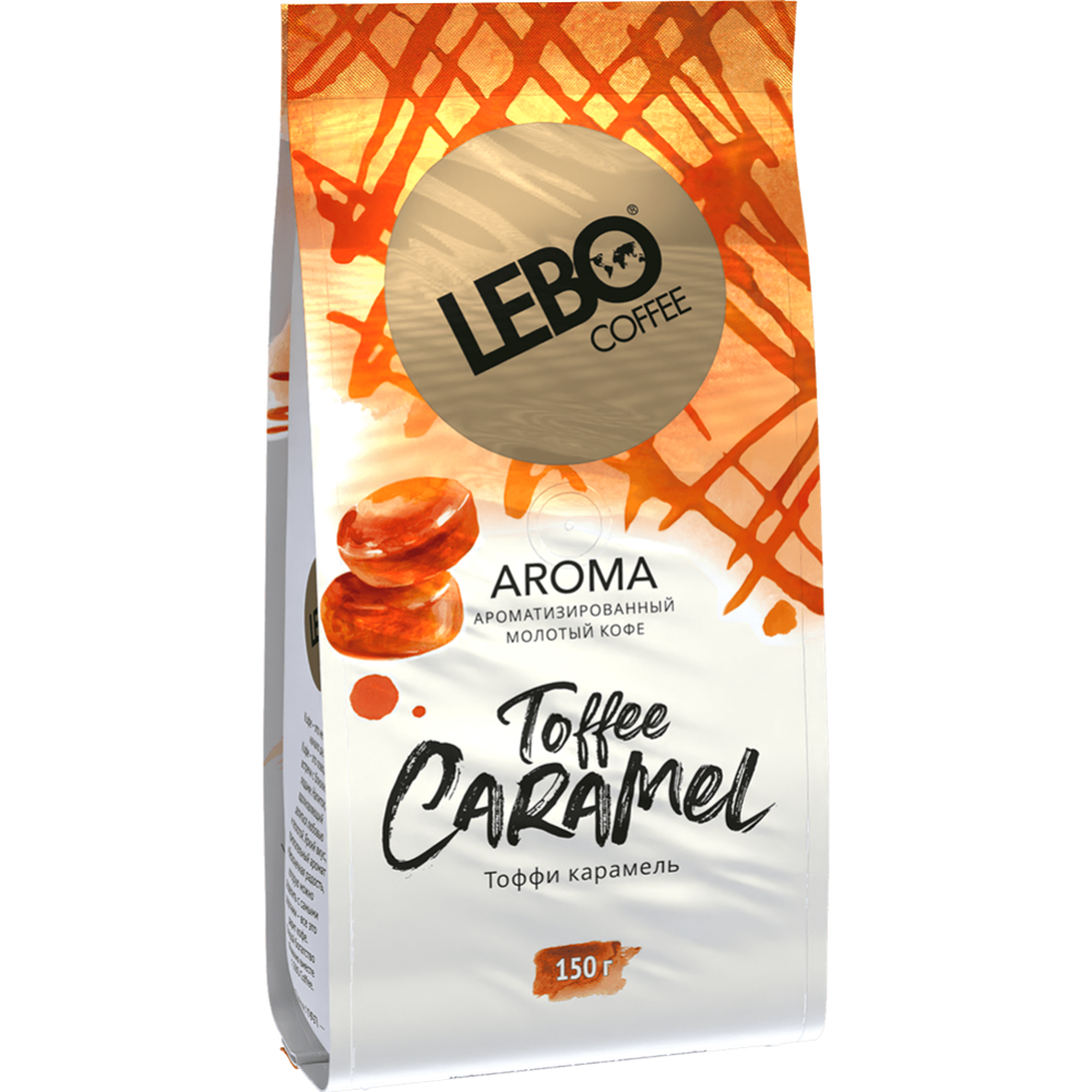 Картинка товара Кофе молотый «Lebo» Toffee Caramel, 150 г 