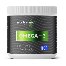 Жирные кислоты Омега-3 Strimex Omega-3 240 капсул