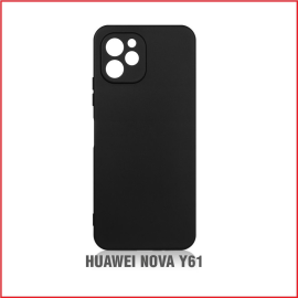 Силиконовый чехол для Huawei Nova Y61 черный