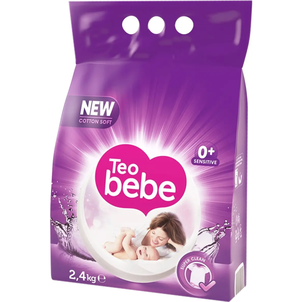 Стиральный порошок «Teo Bebe» Cotton Soft Violet, 2.25 кг