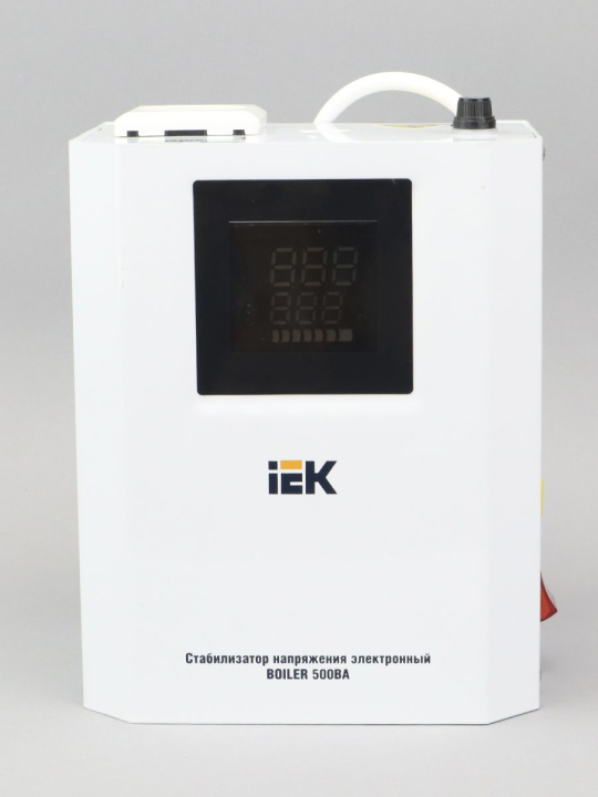 Стабилизатор напряжения серии Boiler 0,5 кВА IEK IVS24-1-00500