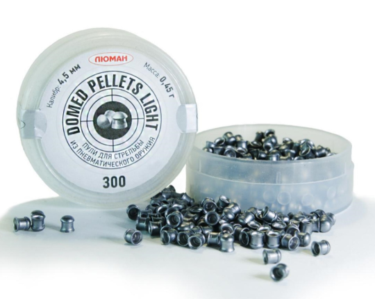 Пульки Люман  Domed pellets Light, 0,45 г 4,5 мм (300 шт)