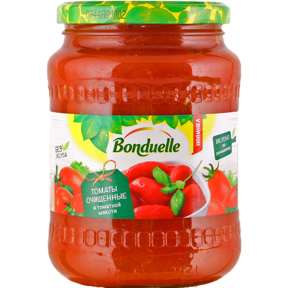 Томаты консервированные «Bonduelle» очищенные в томатной мякоти, 720 мл #0