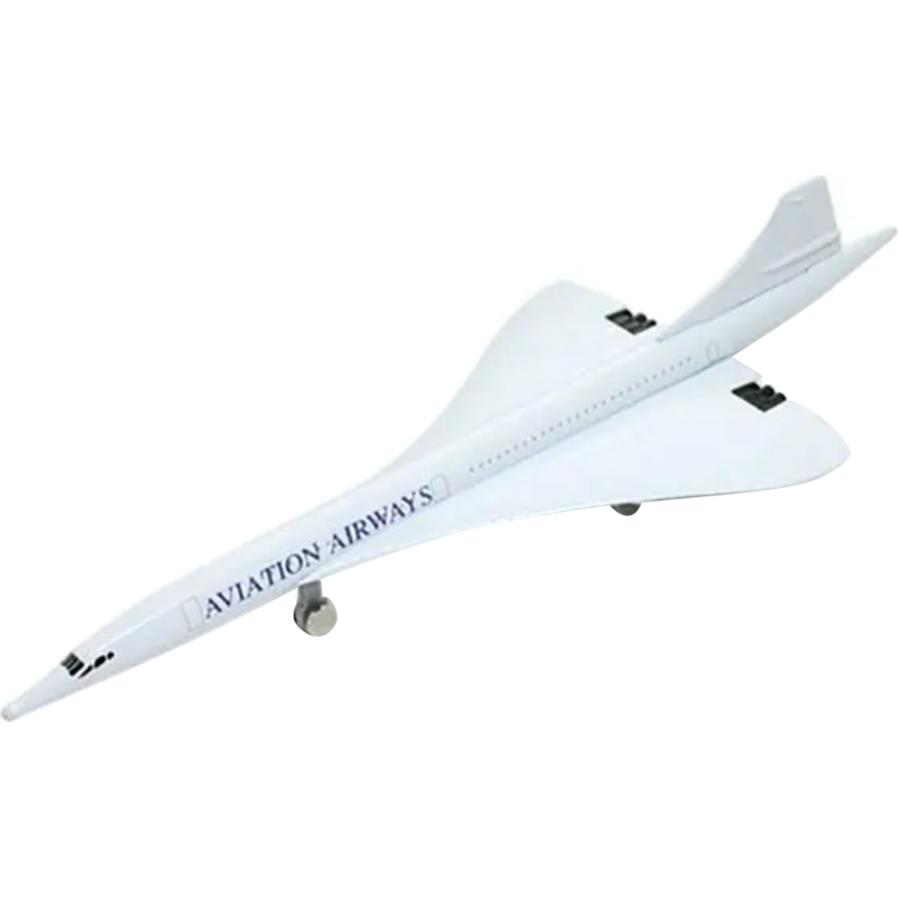 Игрушечный самолет «Welly» Concorde, AV98845ST-W, белый
