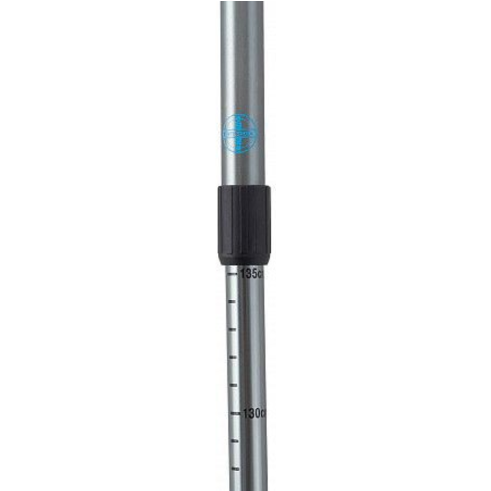 Палки для скандинавской ходьбы «Berger» Oxygen, 2-секционные, 77-135 см, серебристый/голубой