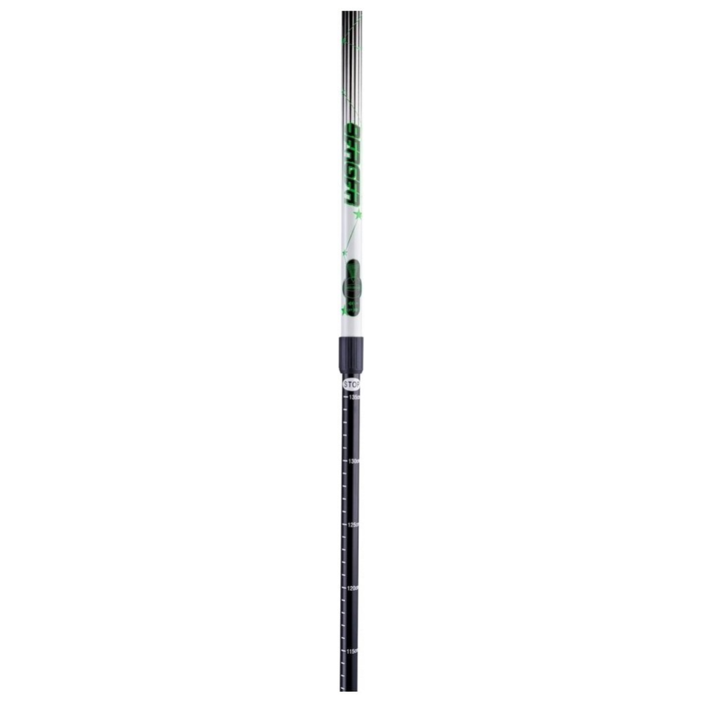 Палки для скандинавской ходьбы «Berger» Oxygen, 2-секционные, 77-135 см, черный/зеленый