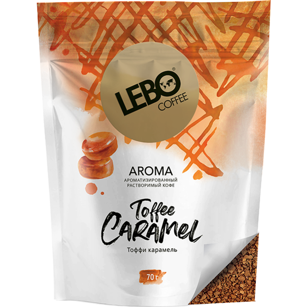 Кофе растворимый «Lebo» Toffee Caramel, 70 г