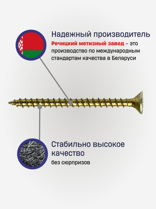 Саморезы универсальные 3,5x45 мм (500 шт.) РМЗ