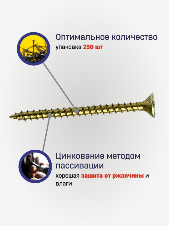 Саморезы универсальные 3,5x45 мм (500 шт.) РМЗ