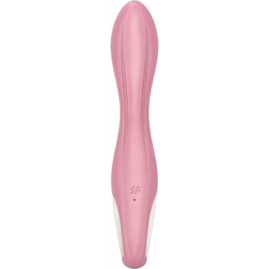 Вибромассажер «Satisfyer» Air Pump Vibrator 2 Light Red, для точки G