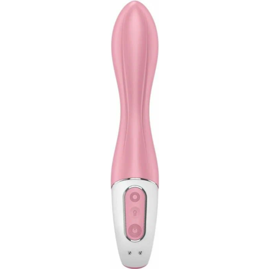 Вибромассажер «Satisfyer» Air Pump Vibrator 2 Light Red, для точки G