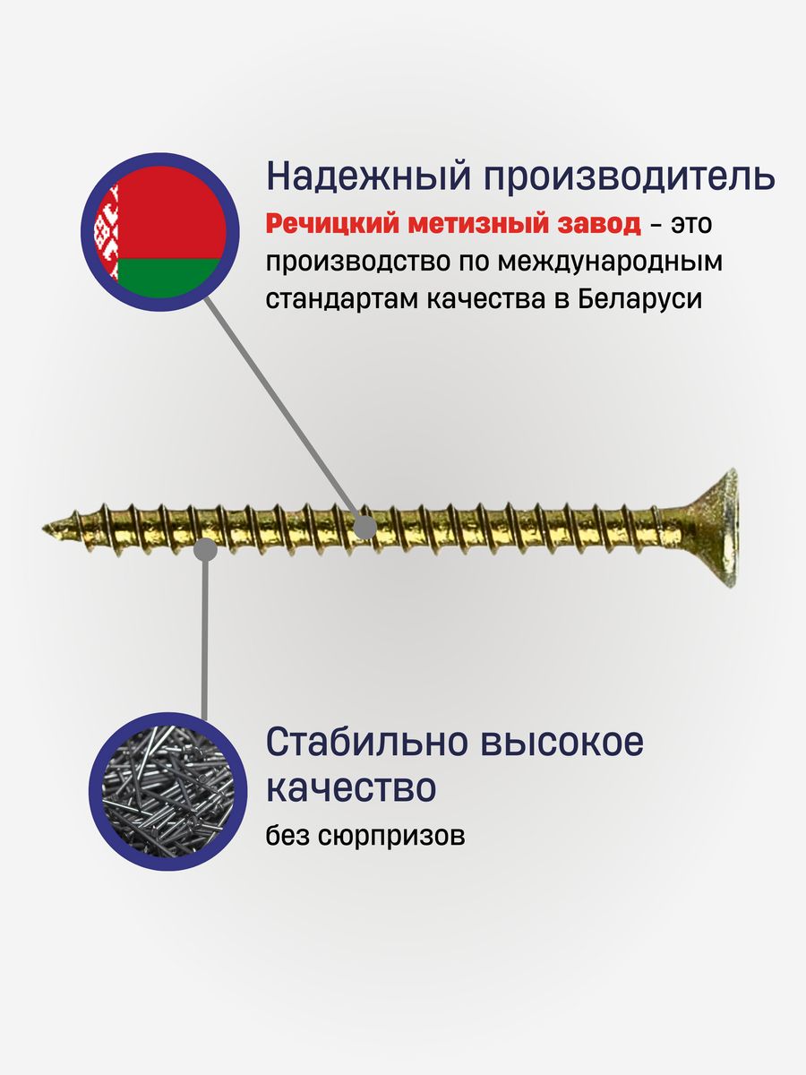 Саморезы универсальные 4,5 х 70 мм (200 шт.) РМЗ