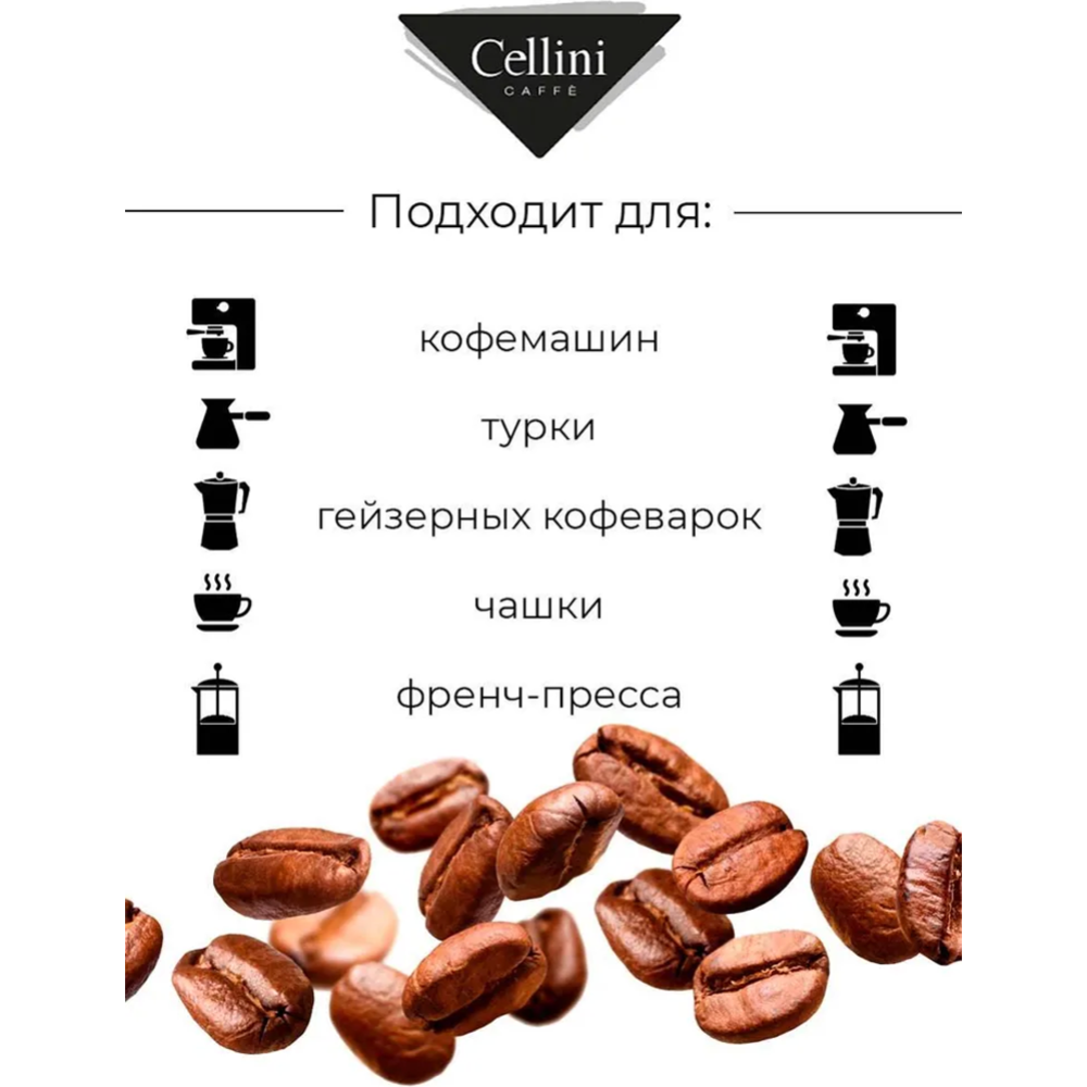 Кофе молотый «Cellini» Espresso Crema E Aroma, 250 г