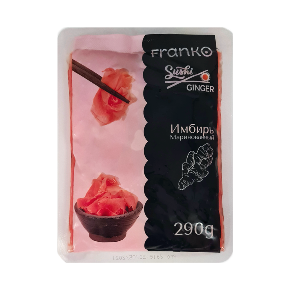 Имбирь маринованный розовый пастеризованный «Franko» 290 г