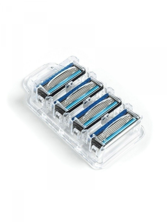 Кассеты для бритья / сменные кассеты для бритья / сменные лезвия TOPTECH RAZOR 5 (4 кассеты)