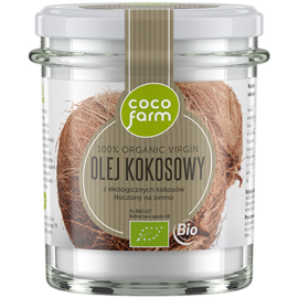 Масло кокосовое «CocoFarm» нерафинированное, 100% BIO, 240 г