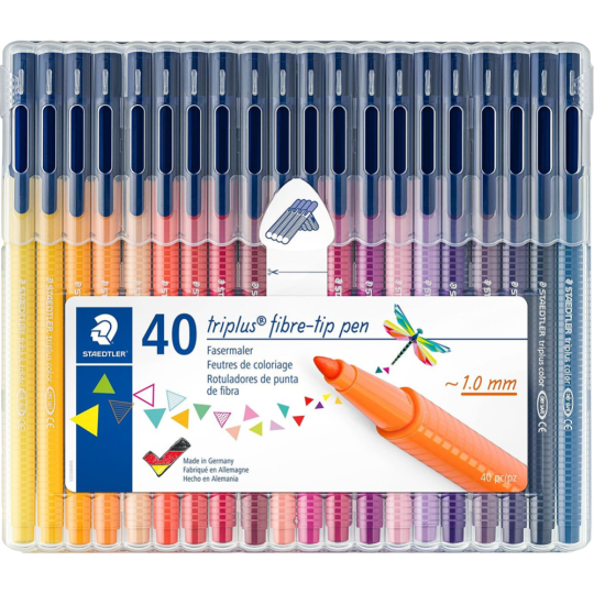 Фломастеры «Staedtler» Триплюс, 323-SB40, 40 цветов