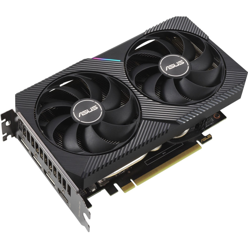 Видеокарта «Asus» RTX 3060 V2 OC Edition 12GB GDDR6, DUAL-RTX3060-O12G-V2