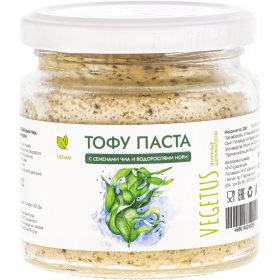 Тофу паштет с се­ме­на­ми чиа и во­до­рос­ля­ми нори «Vegetus» 200 г