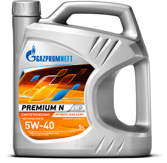 Масло Gazpromneft Premium N 5W-40 5л