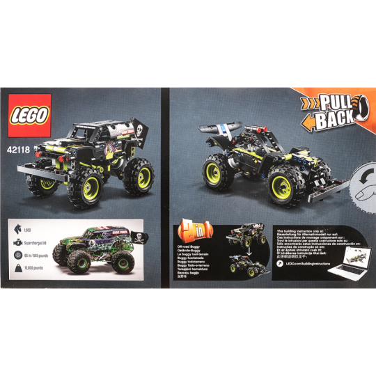 Конструктор «LEGO» Technic, Monster jam grave digger, арт. 42118