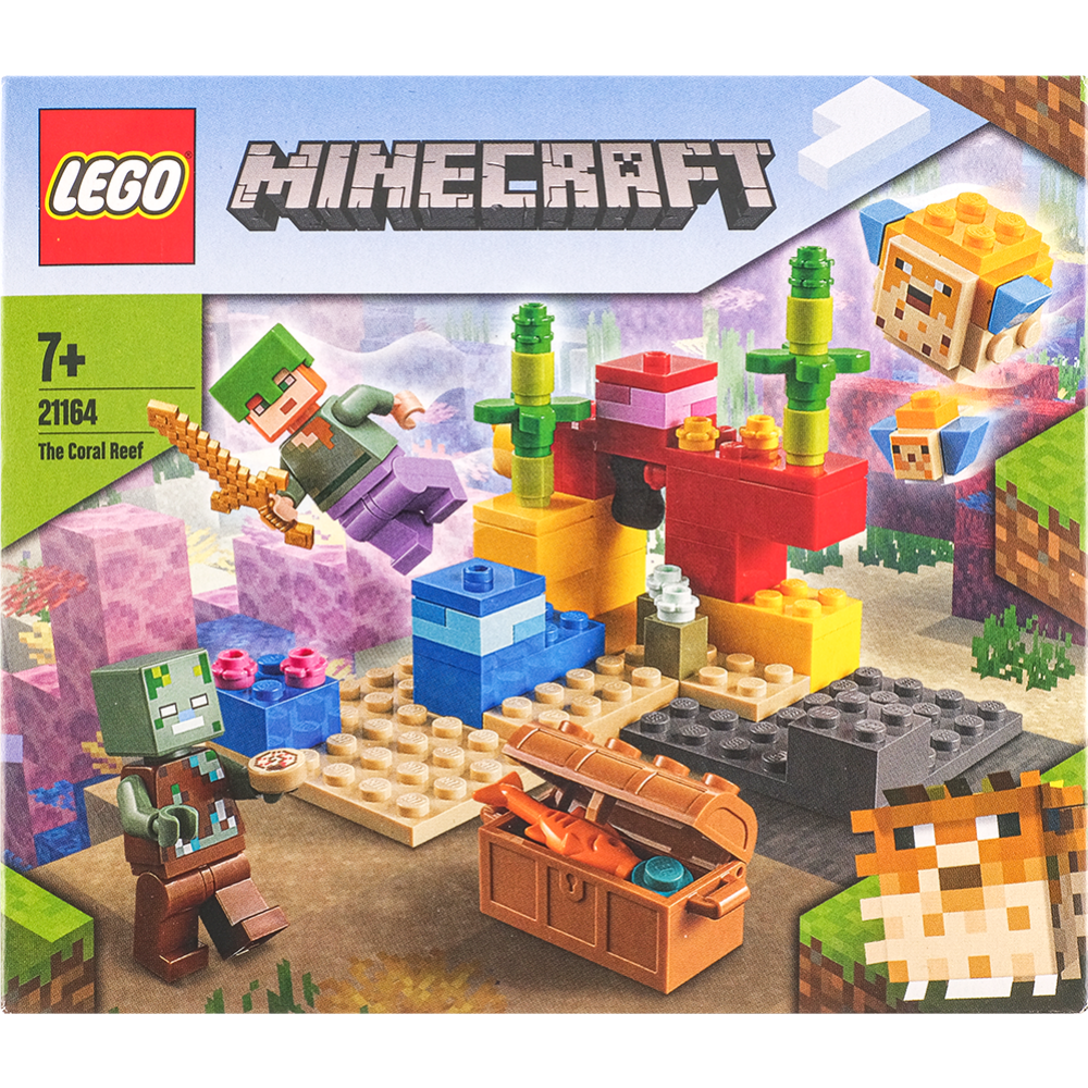 Конструктор «LEGO» Minecraft, коралловый риф, арт. 21164