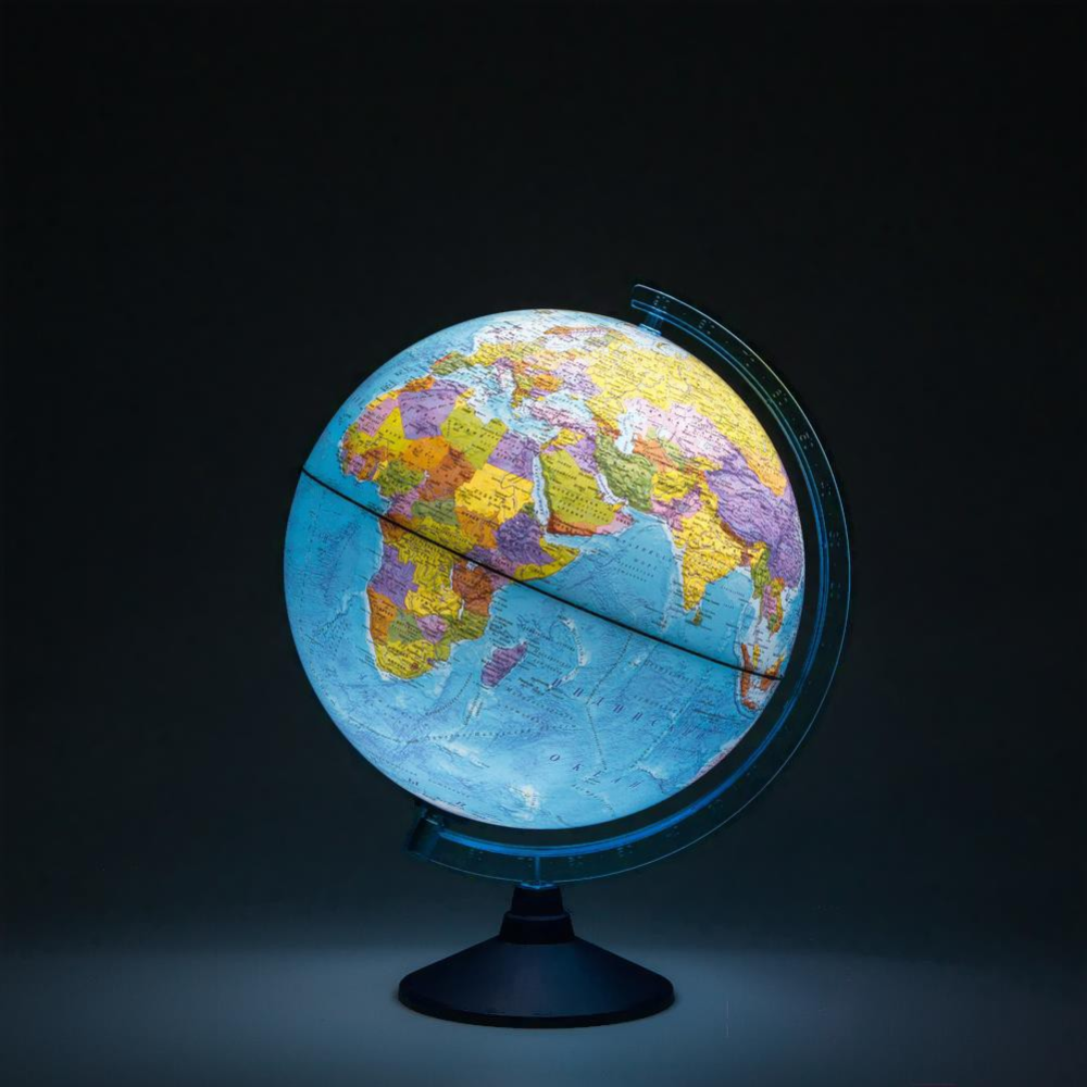 Глобус «Globen» Физико-политический, рельефный, с подсветкой, 13200291
