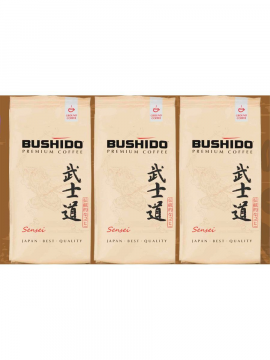 Кофе в зернах Bushido Sensei, 3 упаковки по 227 г, Нидерланды