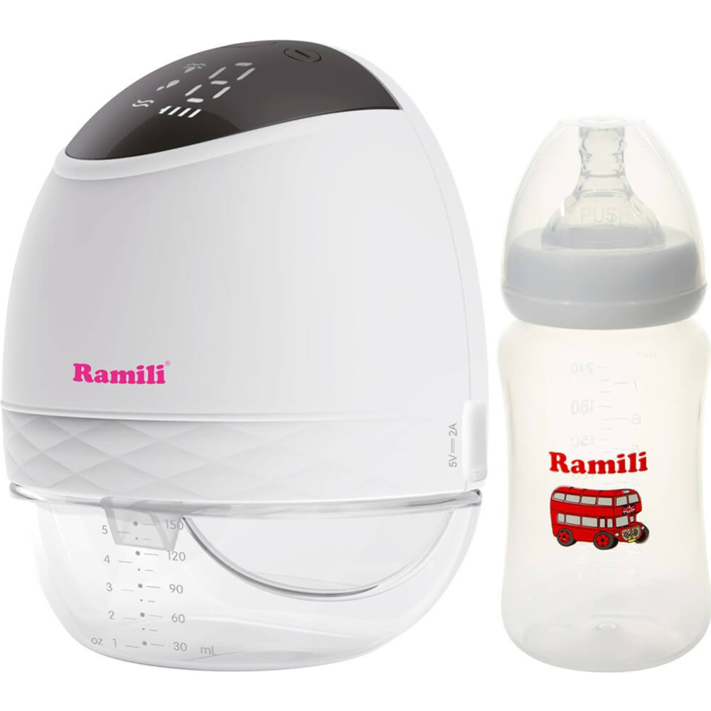 Молокоотсос «Ramili» Двухфазный SE500 с бутылочкой, SE500240ML