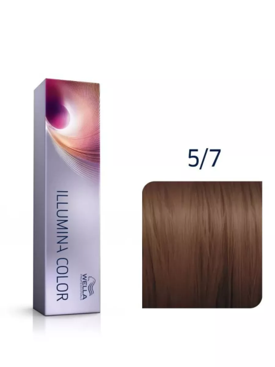 Wella Professionals Illumina 5/7 hellbraun/braun Крем-краска для волос, 60 мл