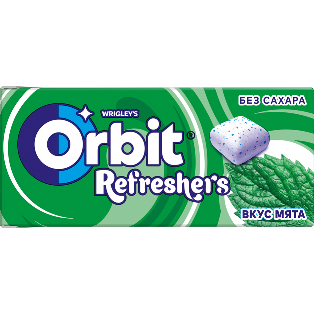 Жевательная резинка «Orbit» Refreshers, со вкусом мяты, 16 г #0