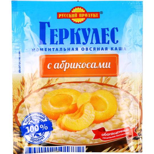 Каша овсяная «Русский продукт» с абрикосами,БП 35 г