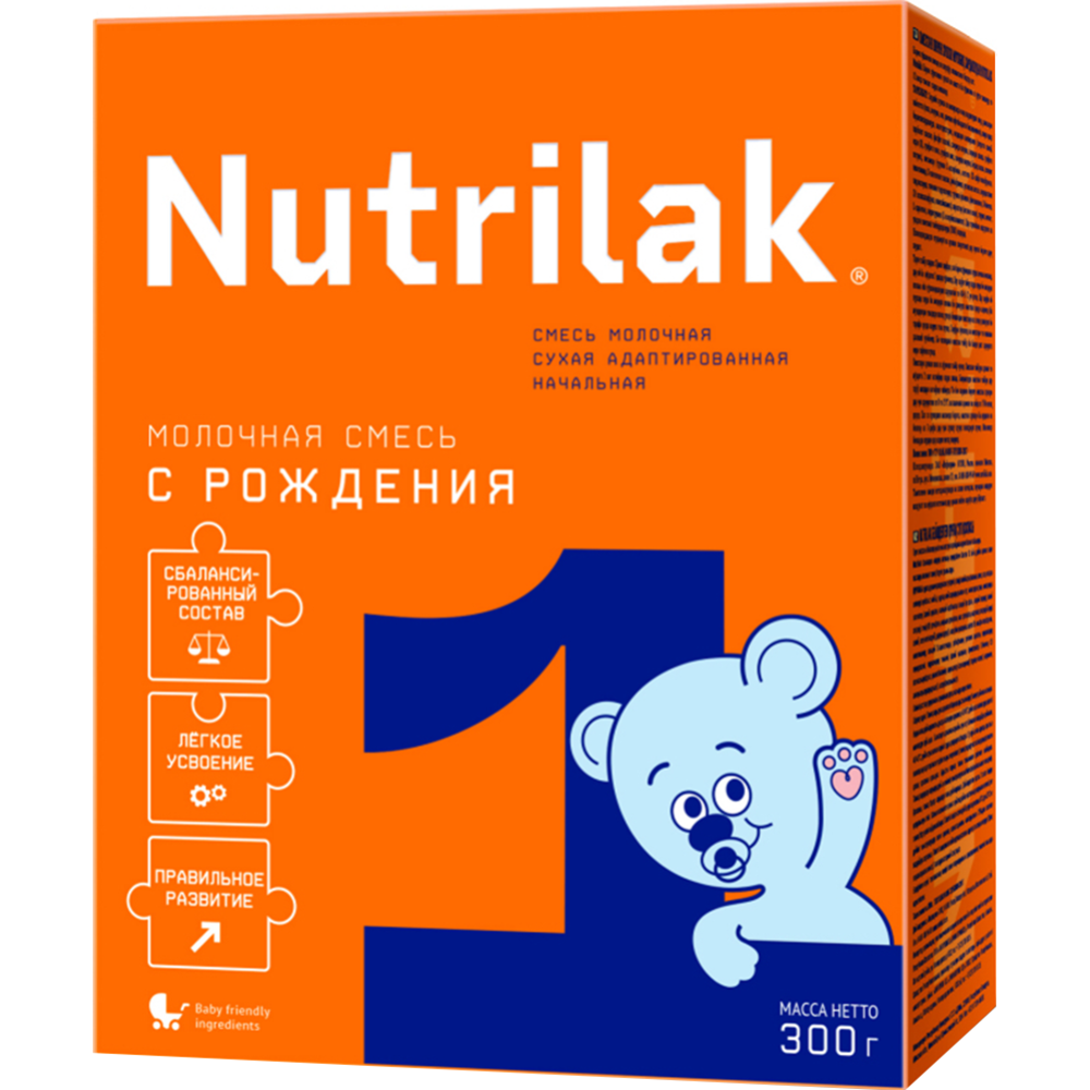 Смесь молочная сухая «Nutrilak» 1, 300 г #0
