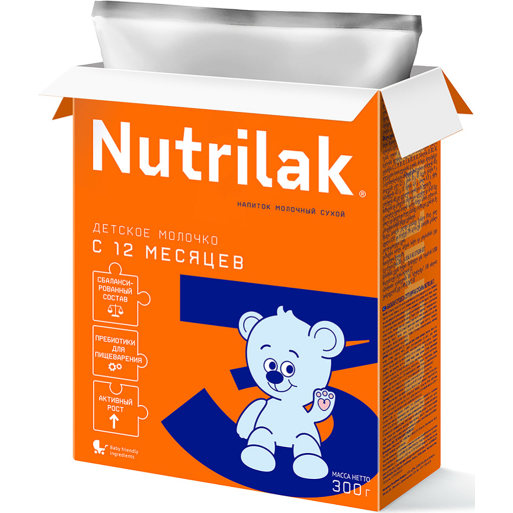  Напиток молочный сухой «Nutrilak» 3, 300 г #1