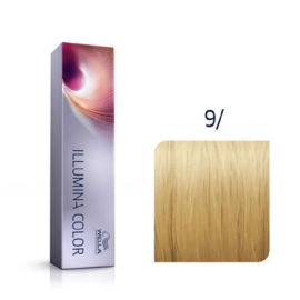 Wella Professionals Illumina Color Профессиональная стойкая крем-краска для волос 9/ очень светлый блонд , 60мл