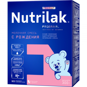 Смесь мо­лоч­ная сухая «Nutrilak» Premium 1, 300 г
