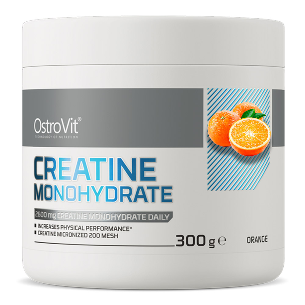 Кре­а­тин мо­но­гид­рат OstroVit Creatine Monohydrate 300 г (вкус апельсин)