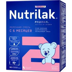 Смесь мо­лоч­ная сухая «Nutrilak» Premium 2, 300 г