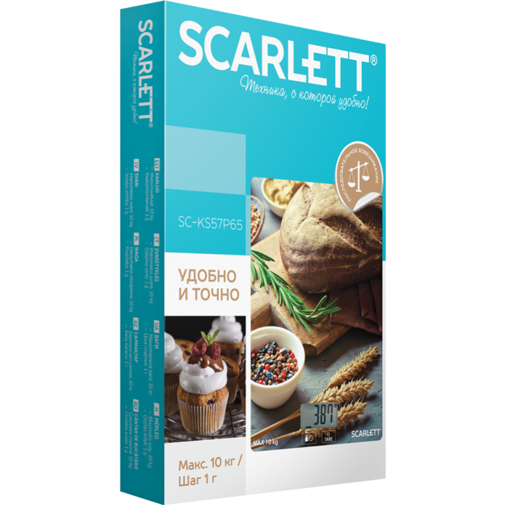 Кухонные весы «Scarlett» SC-KS57P65 Хлеб
