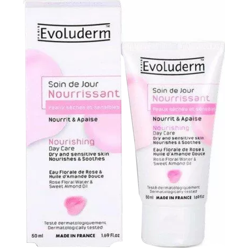 Крем для лица «Evoluderm» Nourishing Day Care Dry And Sensitive Skin, 50 мл