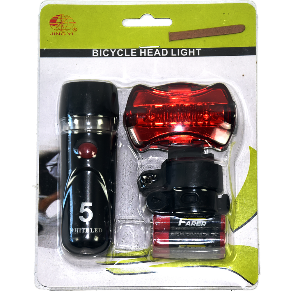 Набор фонарей для велосипеда «Jingyi» JY-808-11+004T