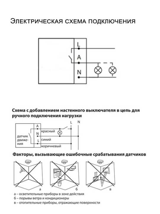 Датчик движения  потолочный  ДДП-02 1100Вт, 5-480с, 2-12м, 5+Лк, 160(сбоку)+360(сверху) гр, IP33 TDM SQ0324-0005