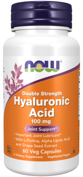 Гиалуроновая кислота Now Foods Hyaluronic Acid, 60 капс.